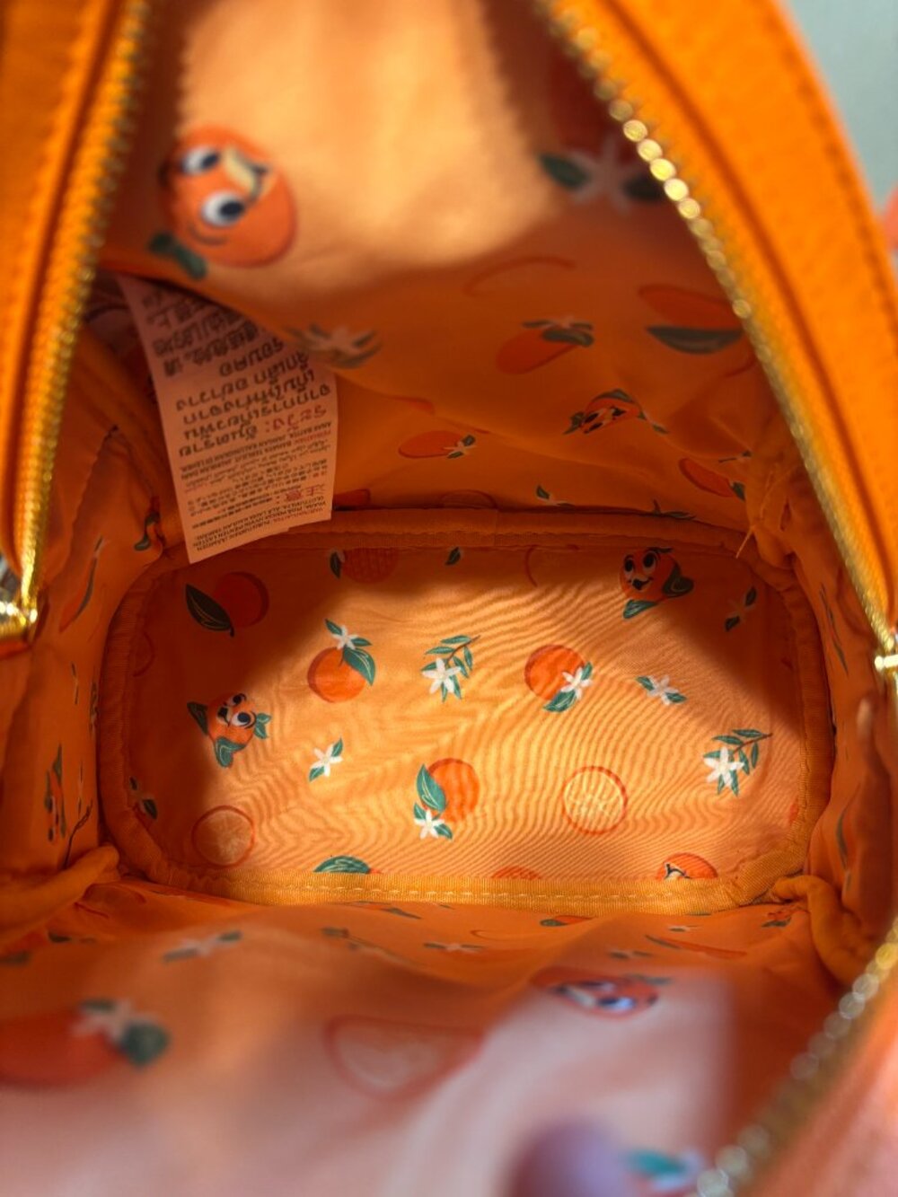 Disney Orange Bird Flower & Garden Loungefly Bundle Backpack Ears Spirit Jersey - Picture 8 of 8